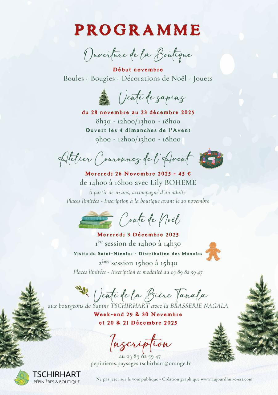 Pépinières Tschirhart - Evénements